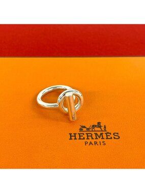 Hermes Echappee Ring 925 Sterling Silver